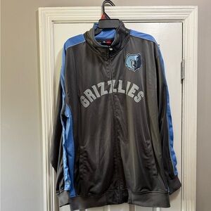Majestic NBA Jacket in Blue and Gray